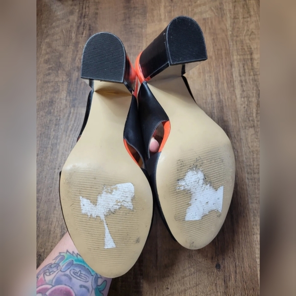 Expression slingback block heel shoes - Picture 7 of 9